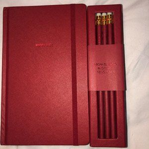NWT MK "#NoFilter" Notebook and Pencil Set